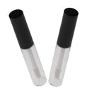 4ml Acrylic Protable Empty Clear Lip Gloss Tube DIY Makeup Lip Balm Tubes Bottle Container Pack of 2 Clear