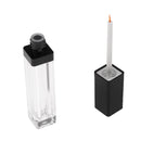 2pcs 8ml Black Cap Acrylic Empty Eyelashes Tube Eyeliner Vials Bottle for Eyelash/Eyebrow Growth Serum Castor Oil