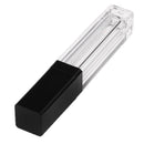 2pcs 8ml Black Cap Acrylic Empty Eyelashes Tube Eyeliner Vials Bottle for Eyelash/Eyebrow Growth Serum Castor Oil