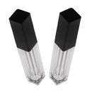 2pcs 8ml Black Cap Acrylic Empty Eyelashes Tube Eyeliner Vials Bottle for Eyelash/Eyebrow Growth Serum Castor Oil