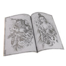 Flash Tattoo Reference Manuscripts Book Chinese Buddha Skull Lion Elephant Phoenix Cat Fish Flower