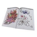 New Fashion Women Lady Body Art Tattoo Sketch Reference Book Flowers Style