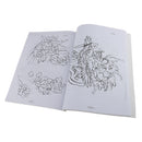New Fashion Women Lady Body Art Tattoo Sketch Reference Book Flowers Style