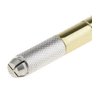 Durable Eyebrow Tattoo Pen Manual Permanent Makeup Brow Microblading Pencil Gold