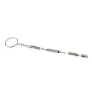 100 Pieces Precision Eyeglass Screwdriver 4 in 1 Keychain Glass Eyewear Mobile Phone Watch Repair Tool