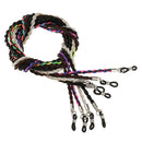4 Pieces PU Leather Eyeglass Sunglasses Chain Holder Strap Fashion Lanyard Necklace