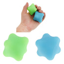 Silicone Hand Exercise Squeeze Ball Myofascial Stress Relief Gripper Strengthener Blue