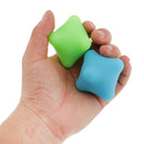 Silicone Hand Exercise Squeeze Ball Myofascial Stress Relief Gripper Strengthener Blue