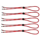 5PCS/SET Nylon Eyeglasses Sunglasses Eyewear Lanyard Cord Holder Sports Gym Home Outdoor Travel Accessories Red