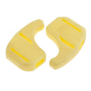100 Pairs Comfortable Soft Silicone Anti Slip Eye Glasses Ear Hooks Grip Holder Kids Children Sports Accessory Yellow