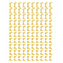 100 Pairs Comfortable Soft Silicone Anti Slip Eye Glasses Ear Hooks Grip Holder Kids Children Sports Accessory Yellow
