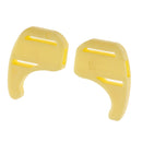 100 Pairs Comfortable Soft Silicone Anti Slip Eye Glasses Ear Hooks Grip Holder Kids Children Sports Accessory Yellow