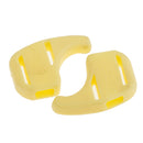 100 Pairs Comfortable Soft Silicone Anti Slip Eye Glasses Ear Hooks Grip Holder Kids Children Sports Accessory Yellow