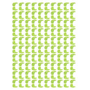 100 Pairs Comfortable Soft Silicone Anti Slip Eye Glasses Ear Hooks Grip Holder Kids Children Sports Accessory Green
