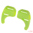 100 Pairs Comfortable Soft Silicone Anti Slip Eye Glasses Ear Hooks Grip Holder Kids Children Sports Accessory Green
