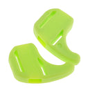 100 Pairs Comfortable Soft Silicone Anti Slip Eye Glasses Ear Hooks Grip Holder Kids Children Sports Accessory Green