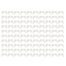 100 Pairs Comfortable Soft Silicone Anti Slip Eye Glasses Ear Hooks Grip Holder Kids Children Sports Accessory White
