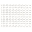 100 Pairs Comfortable Soft Silicone Anti Slip Eye Glasses Ear Hooks Grip Holder Kids Children Sports Accessory White