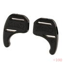 100 Pairs Comfortable Soft Silicone Anti Slip Eye Glasses Ear Hooks Grip Holder Kids Children Sports Accessory Black
