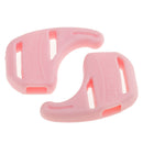 100 Pairs Comfortable Soft Silicone Anti Slip Eye Glasses Ear Hooks Grip Holder Kids Children Sports Accessory Pink