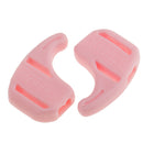 100 Pairs Comfortable Soft Silicone Anti Slip Eye Glasses Ear Hooks Grip Holder Kids Children Sports Accessory Pink