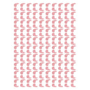 100 Pairs Comfortable Soft Silicone Anti Slip Eye Glasses Ear Hooks Grip Holder Kids Children Sports Accessory Pink