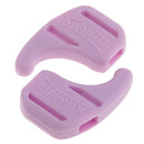 100 Pairs Comfortable Soft Silicone Anti Slip Eye Glasses Ear Hooks Grip Holder Kids Children Sports Accessory Purple