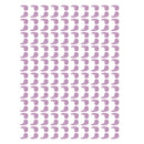 100 Pairs Comfortable Soft Silicone Anti Slip Eye Glasses Ear Hooks Grip Holder Kids Children Sports Accessory Purple