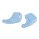 Comfortable Soft 100 Pairs Kids Children Sports Accessory Silicone Anti Slip Eye Glasses Ear Hooks Grip Holder Blue