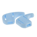 Comfortable Soft 100 Pairs Kids Children Sports Accessory Silicone Anti Slip Eye Glasses Ear Hooks Grip Holder Blue