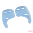 Comfortable Soft 100 Pairs Kids Children Sports Accessory Silicone Anti Slip Eye Glasses Ear Hooks Grip Holder Blue