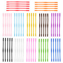 Kids Children Silicone Non-Slip Eyeglasses Sunglasses Strap Band Cord Holder Pack Of 5PCS Blue