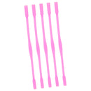 Kids Children Silicone Non-Slip Eyeglasses Sunglasses Strap Band Cord Holder Pack Of 5PCS Rose Red