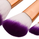 10pcs Mermaid Colorful Makeup Brushes Set Cosmetic Concealer Blending Highlighter Eyeliner Contour Brush Kit