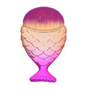 Mermaid Cosmetic Beauty Makeup Brush Face Foundation Blush Powder Concealer Blending Contouring Tool Pink Gold