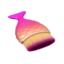 Fashion Mermaid Fish Scale Makeup Brush Powder Foundation Blush Contour Cosmetic Tool