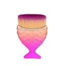 Fashion Mermaid Fish Scale Makeup Brush Powder Foundation Blush Contour Cosmetic Tool