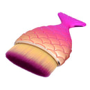 Fashion Mermaid Fish Scale Makeup Brush Powder Foundation Blush Contour Cosmetic Tool