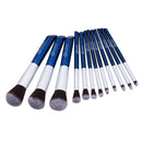 12 Pieces Lip Face Eye Kabuki Comestic Brushes Set for Concealer Bronzer Powder Makeup