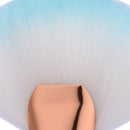 Pro Cosmetic Big Fan Brush Kabuki Mermaid Powder Contour Blending Blusher Makeup Gradient Color