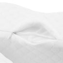 Dual Memory Foam Leg Knee Pillow for Side Sleepers back pain,Sciatic Nerve Pain Relief,Leg Pain, Pregnancy, Hip and Joint Pain Ergonomical Design White