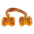 Rolling Handheld 20 Wheel Back Body Arms Legs Massager Reflexology - Stress and Pain Relief Roller Yellow
