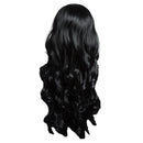 27 Inch Charming Women Long Curly Wavy Wig Heat Resistant Wigs Black Party Cosplay