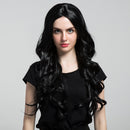27 Inch Charming Women Long Curly Wavy Wig Heat Resistant Wigs Black Party Cosplay
