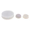 Electric Facial Skin Care Body Massager Scrubber Face Latex Puff Head Blue