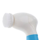 Electric Facial Skin Care Body Massager Scrubber Face Latex Puff Head Blue