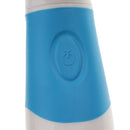 Electric Facial Skin Care Body Massager Scrubber Face Latex Puff Head Blue