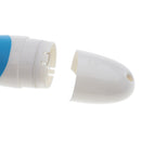 Electric Facial Skin Care Body Massager Scrubber Face Latex Puff Head Blue