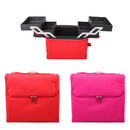 3 Layers Professional Portable Travel Cosmetic Makeup Train Bag Large Case Organizer