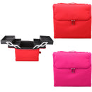 3 Layers Professional Portable Travel Cosmetic Makeup Train Bag Large Case Organizer